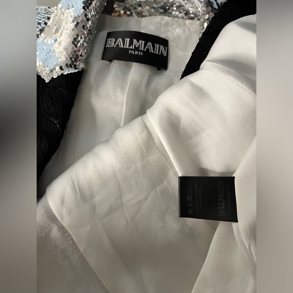 Balmain Sequin Blazer with lace detail - Picture 8 of 8